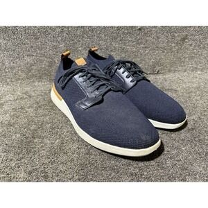 Wolf & Shepherd SwiftKnit Derby Men's Size 10 Navy Casual Shoes Lace Up Walking